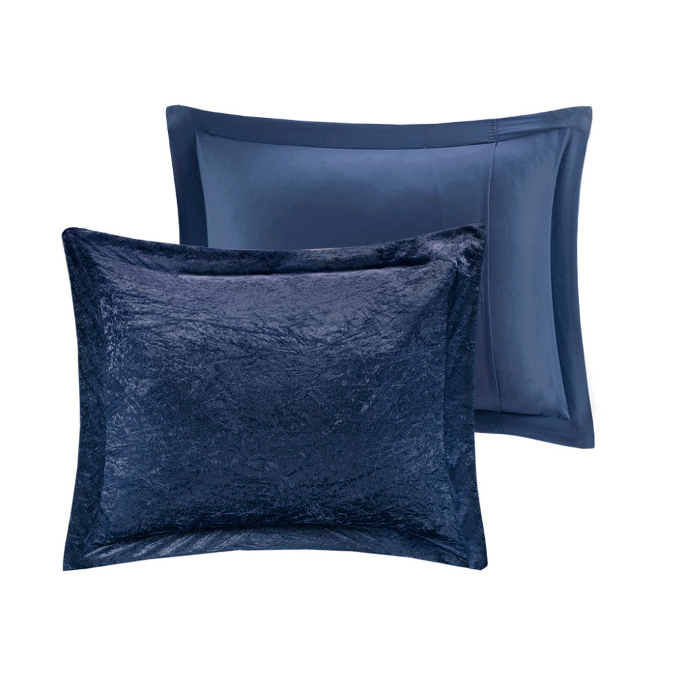 Twin/Twin XL Velvet Comforter Set with Throw Pillow