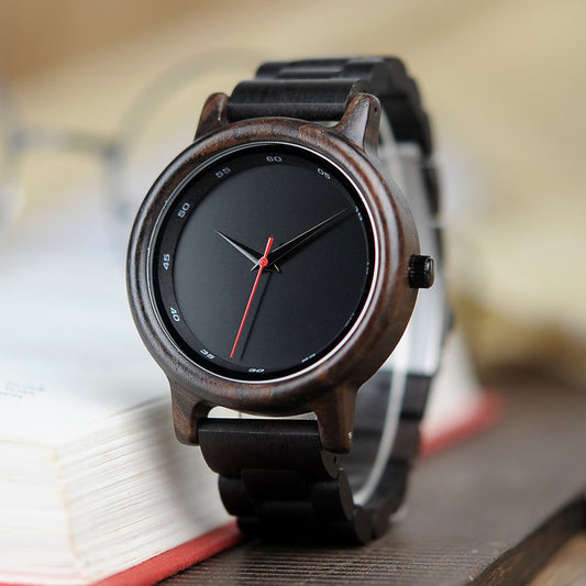 Wooden Watch GP009/10 Literary Male Youth Wooden Watch Luminous Watch