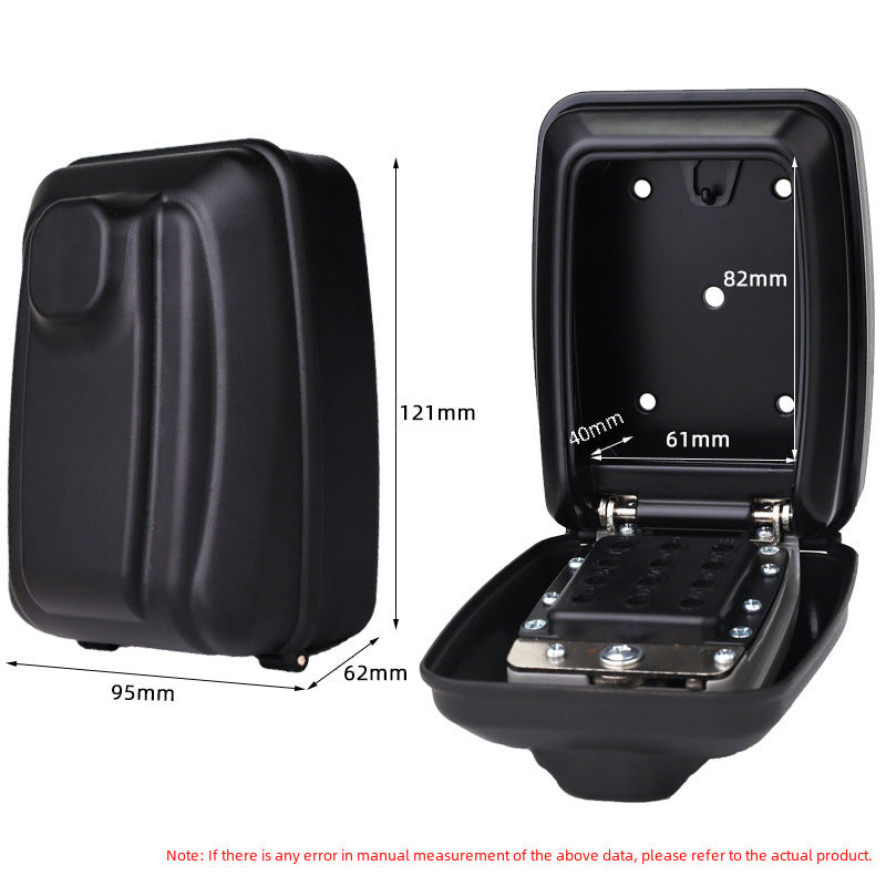 Outdoor Metal Decoration Company Construction Site Hotel Homestay Wall-mounted Waterproof Anti-theft Key Password Key Box