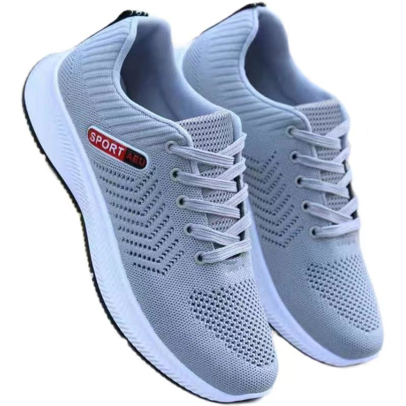 Spring New Men&#039;s Fly Woven Mesh Sports Shoes