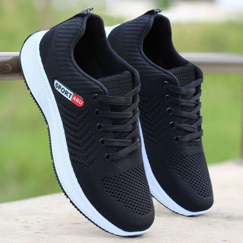 Spring New Men&#039;s Fly Woven Mesh Sports Shoes