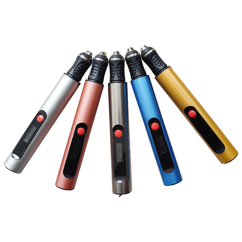 New Electric Engraving Pen Punch Cutting LCD Display Multifunctional Mini Rechargeable Nail Sander Suit