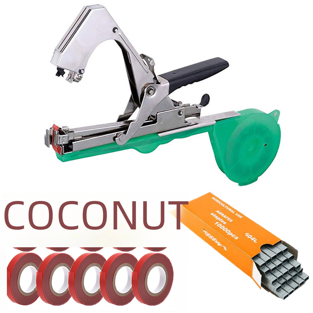 Orchard Twig Tying Machine Accessories Tomato Cucumber End Device Suit Tying Machine Knot 10 Straps 1 Box Of Nails