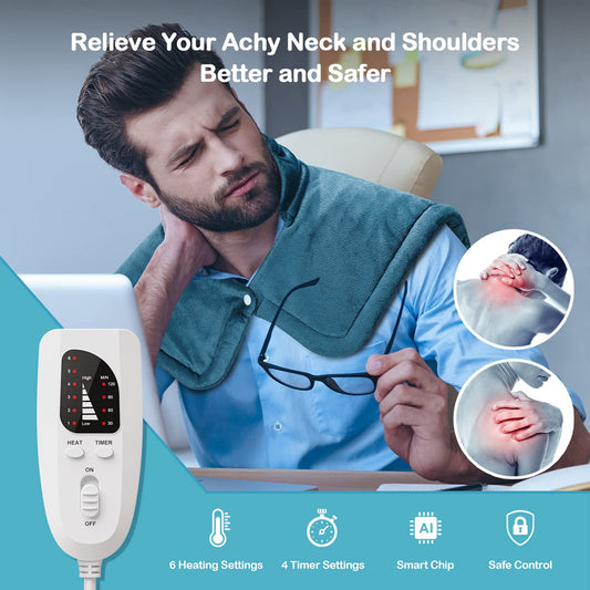 Shoulder Neck Back Pain Electric Heating Shawl Winter Electric Heating Abdominal Leg Waist Warm Electric Heating Shawl