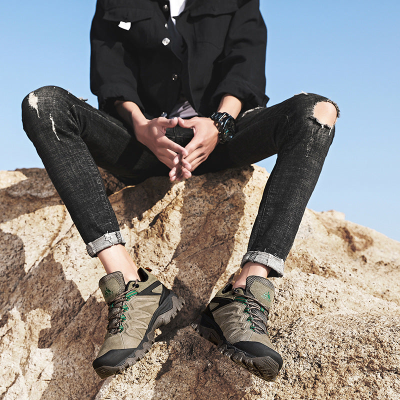 Large Size Men&#039;s Shoes New Lightweight Hiking Shoes Men&#039;s Outdoor Hiking Sports Shoes