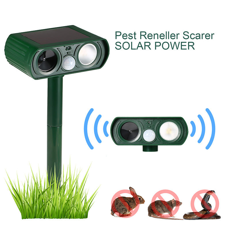 Solar Drive Outdoor Ultrasonic Flash Bird Drive Mouse Drive Cat Drive Dog Drive Animal Drive