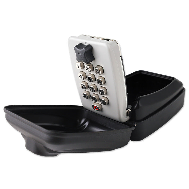 Outdoor Metal Decoration Company Construction Site Hotel Homestay Wall-mounted Waterproof Anti-theft Key Password Key Box