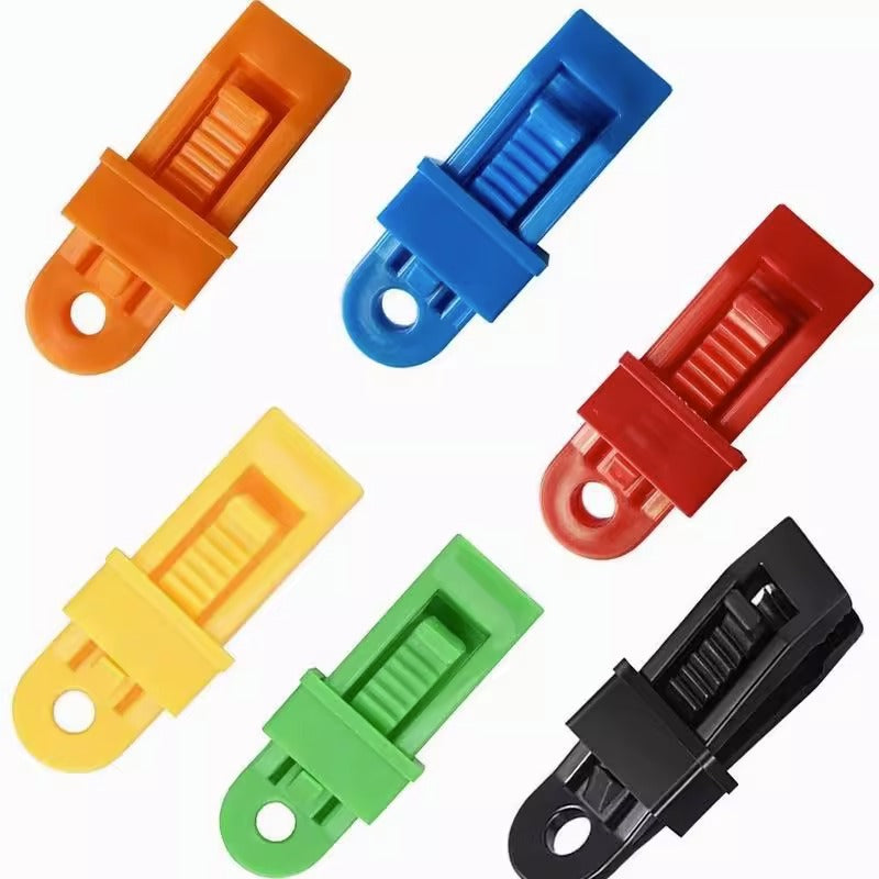 Plastic Tent Clip Ceiling Windscreen Windproof Rope With Fixing Clip Shade Cover Cloth Cloth Cloth Clamp Wholesale