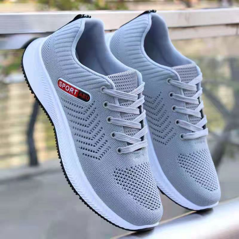 Spring New Men&#039;s Fly Woven Mesh Sports Shoes
