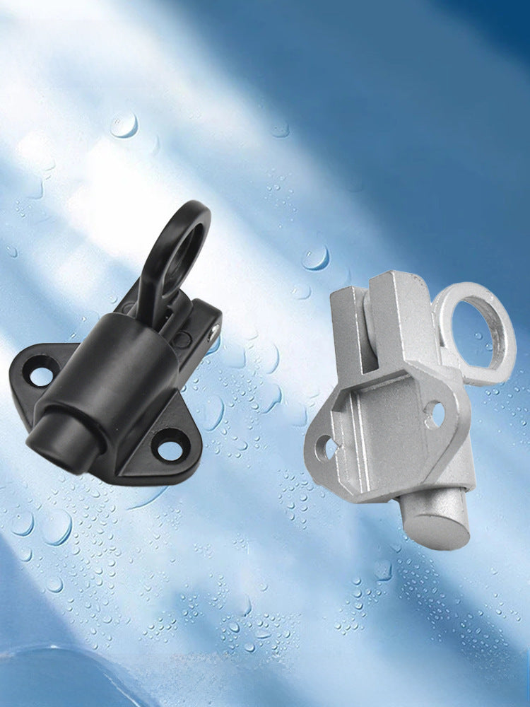 Aircraft Bolt Lock Solid Aluminum Alloy Spring Automatic Bolt Sliding Door And Window Self-closing Casement Window Lock Buckle Wooden Door Bolt