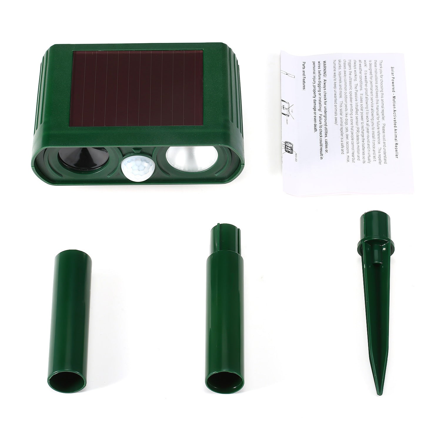 Solar Drive Outdoor Ultrasonic Flash Bird Drive Mouse Drive Cat Drive Dog Drive Animal Drive