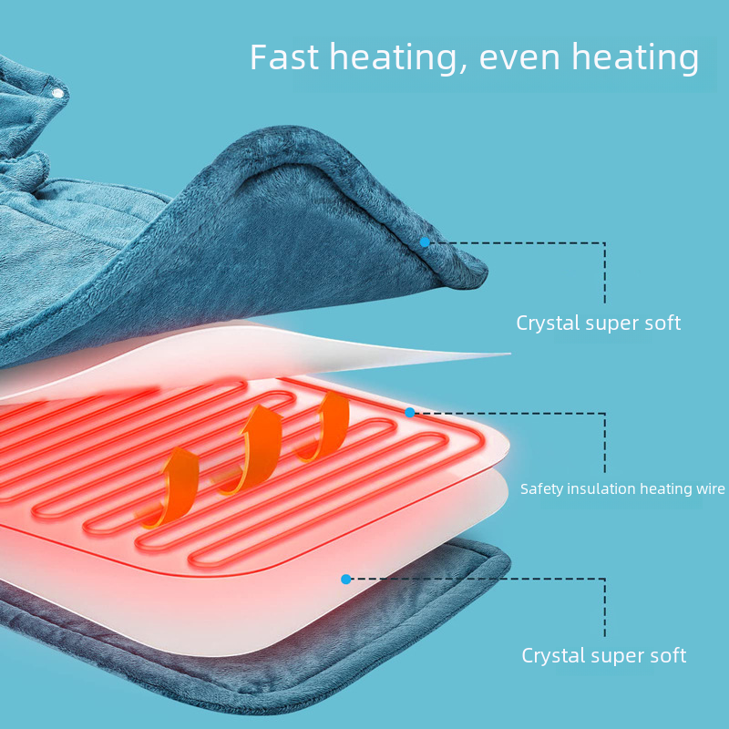 Shoulder Neck Back Pain Electric Heating Shawl Winter Electric Heating Abdominal Leg Waist Warm Electric Heating Shawl